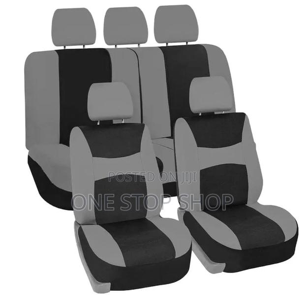 Multi Color Tone Variation Polyester Washable Seat Covers For5 Seater