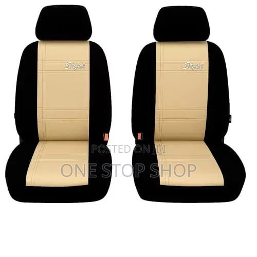 Expandable Multi Piece Pattern to Fit Front Back Seat Cover Fabric Set - main view
