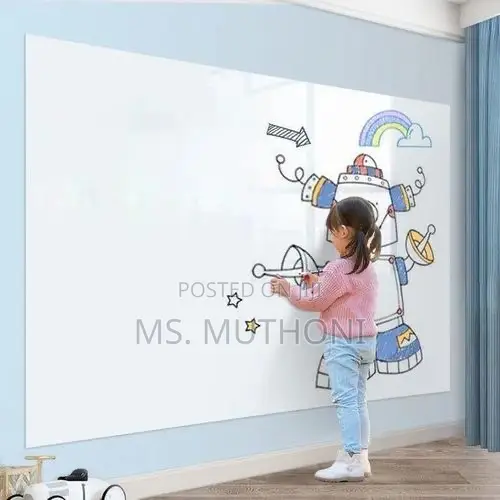 2m Self Adhesive Whiteboard Sticker With Pen