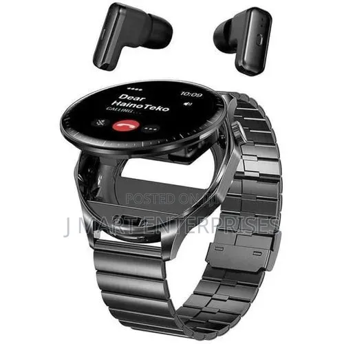 Haino Teko St-7 Smartwatch With Wireless Earbuds, Amoled, Waterproof,