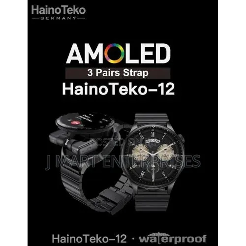 Haino Teko St-7 Smartwatch With Wireless Earbuds, Amoled, Waterproof,