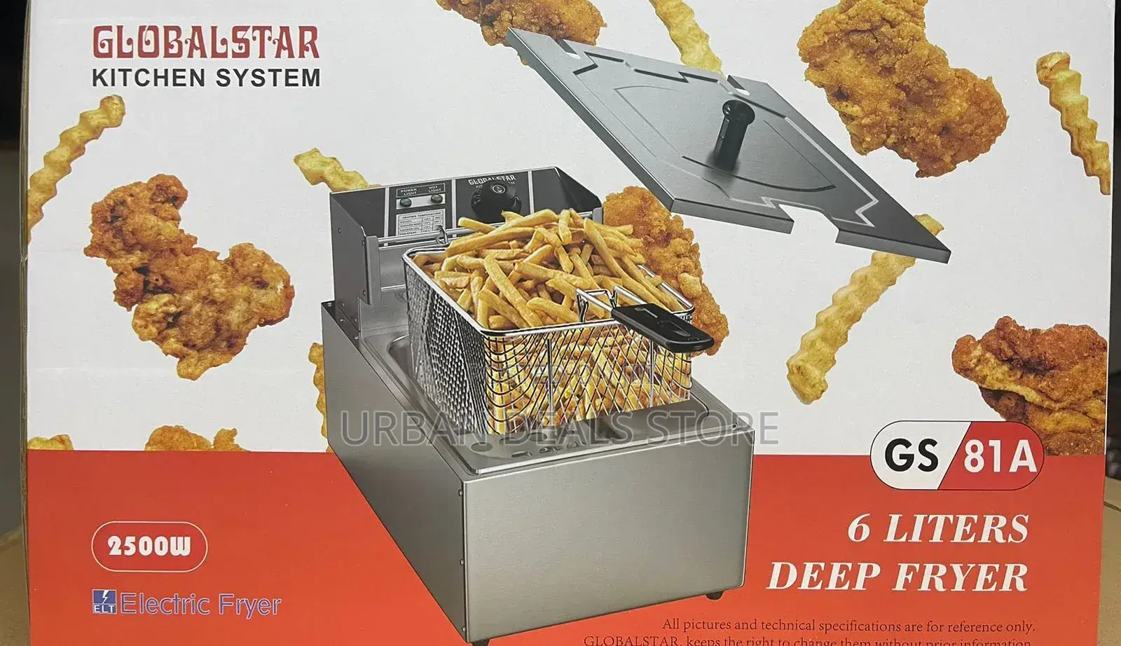 Globalstar Single Deep Fryer