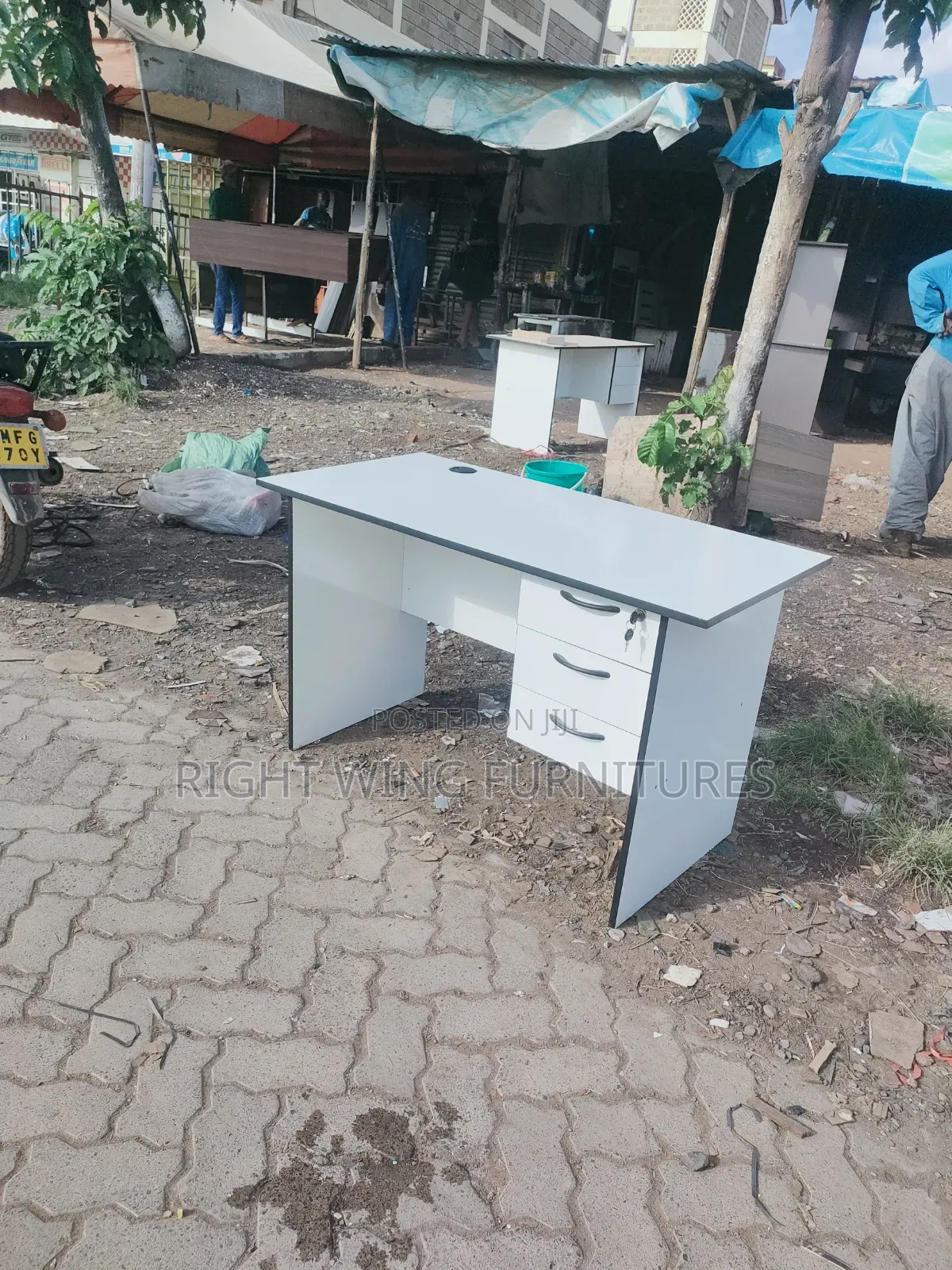 Home/Office Writing Table With Drawers 1.2m