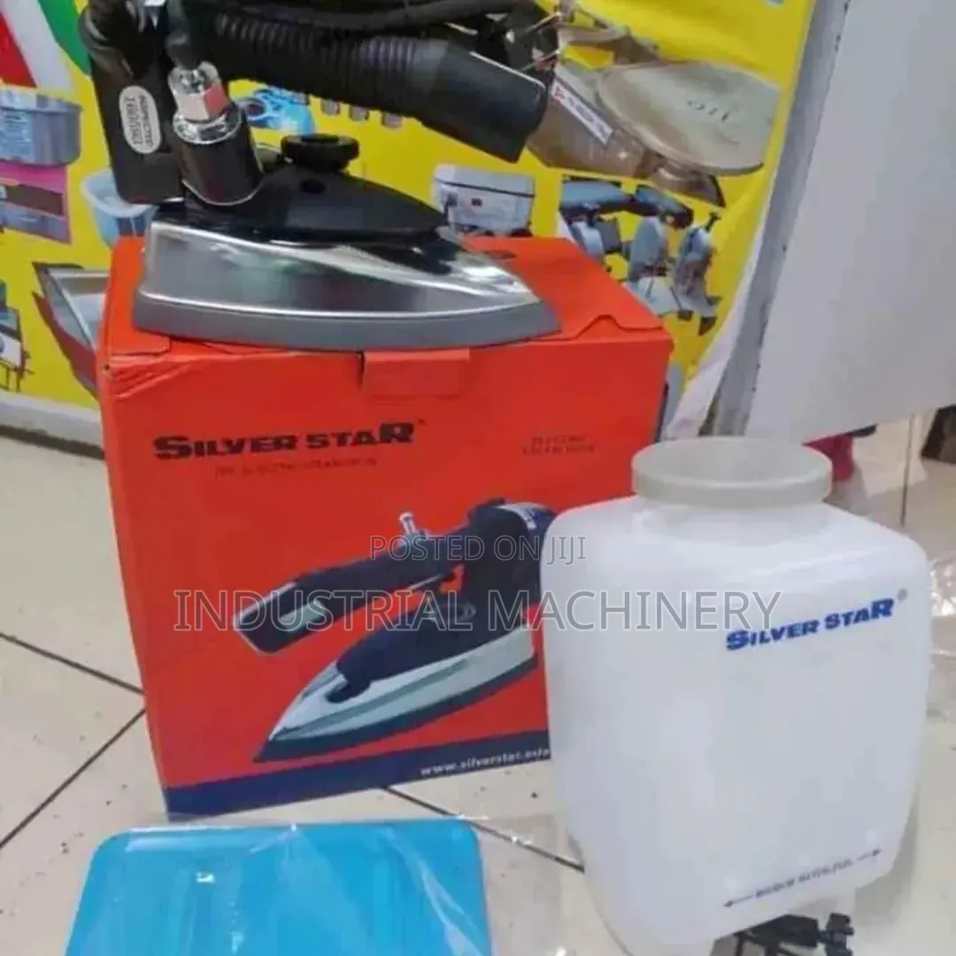 Steam Iron Box Silver Star