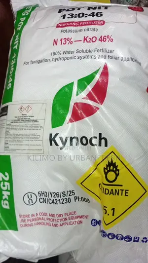 Potassium Nitrate Fertilizer. 25 KGS