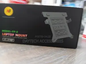 North Bayou F160 Dual Arm Monitor Mount in Black.