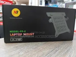 North Bayou F160 Dual Arm Monitor Mount in Black.