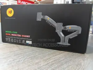 North Bayou F160 Dual Monitor Desk Mount With Fp-2 Laptop Holder.