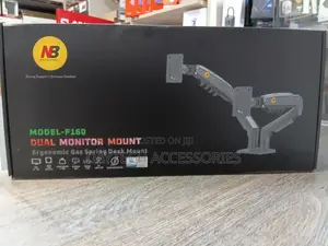 North Bayou F160 Dual Monitor Desk Mount With Fp-2 Laptop Holder.