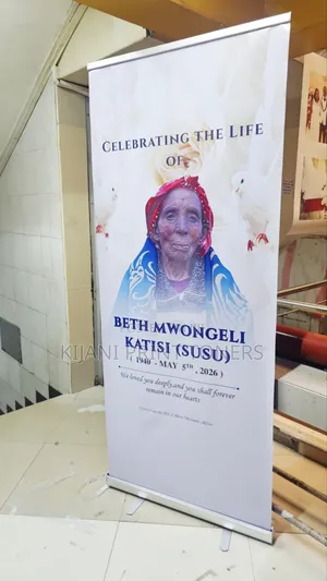 Classy Funeral Banner Printing