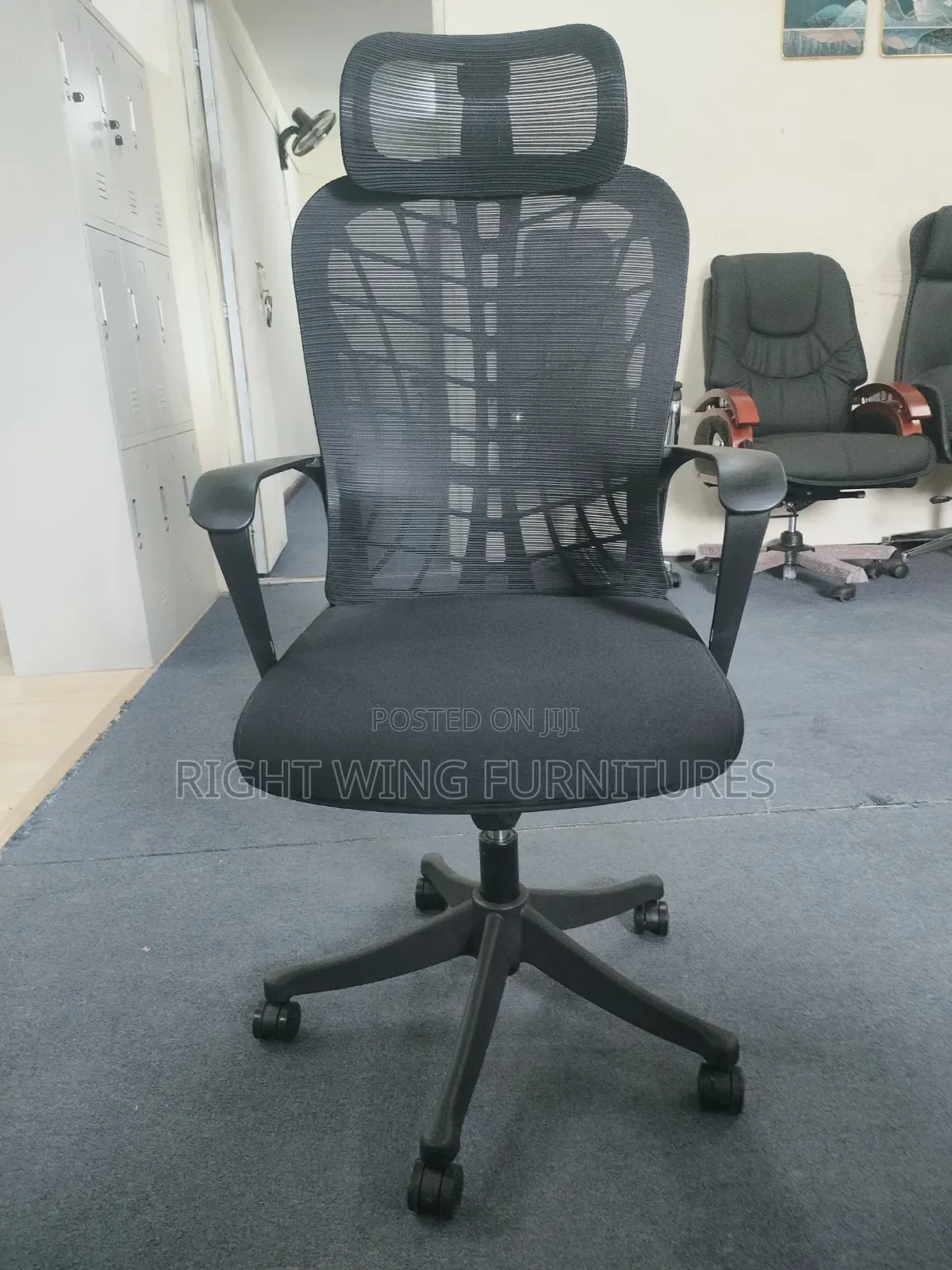 Adjustable Mesh Headrest Stripped Back
