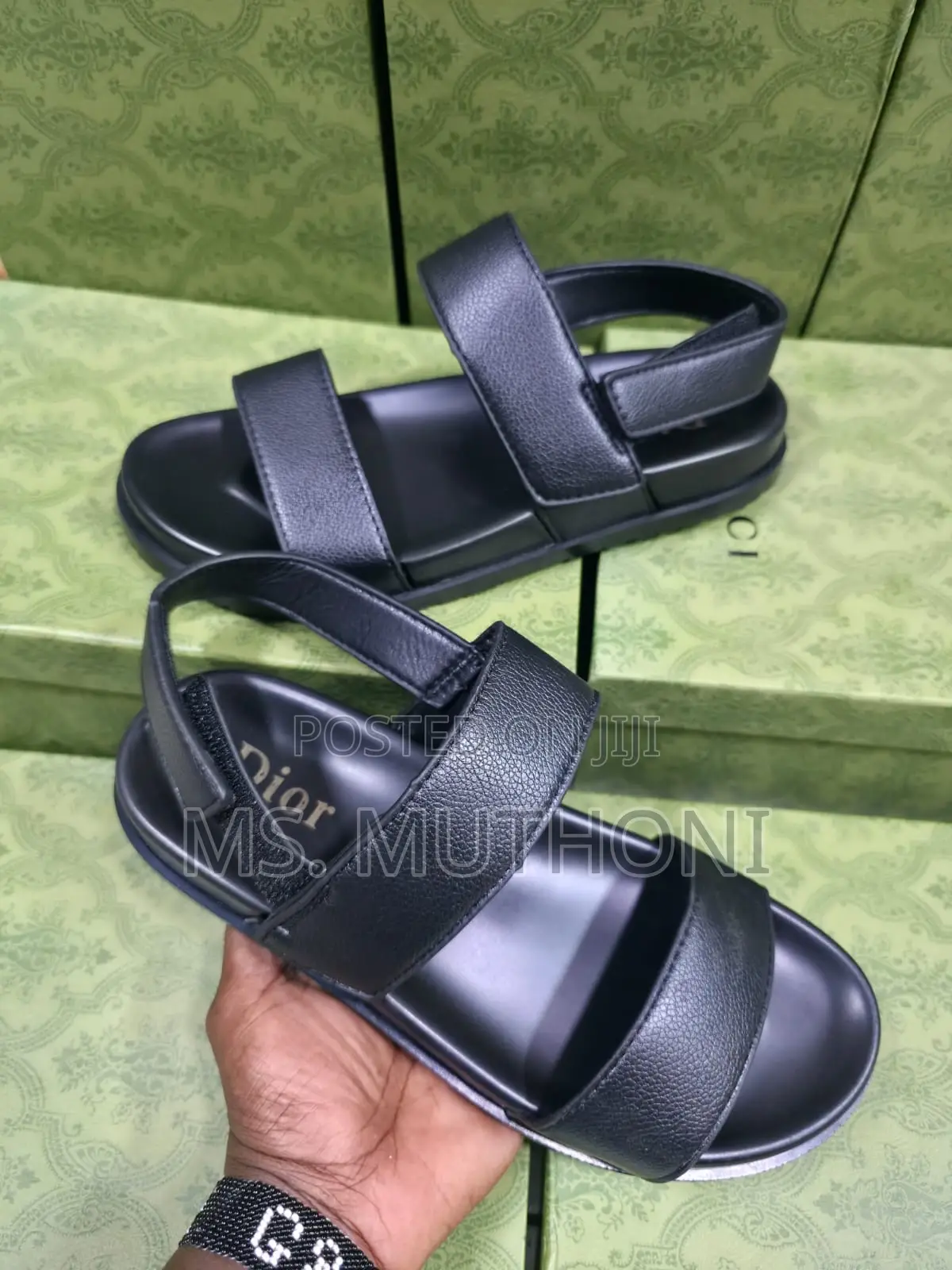 Quality Dior Men Sandal[Leather] Size 40-45