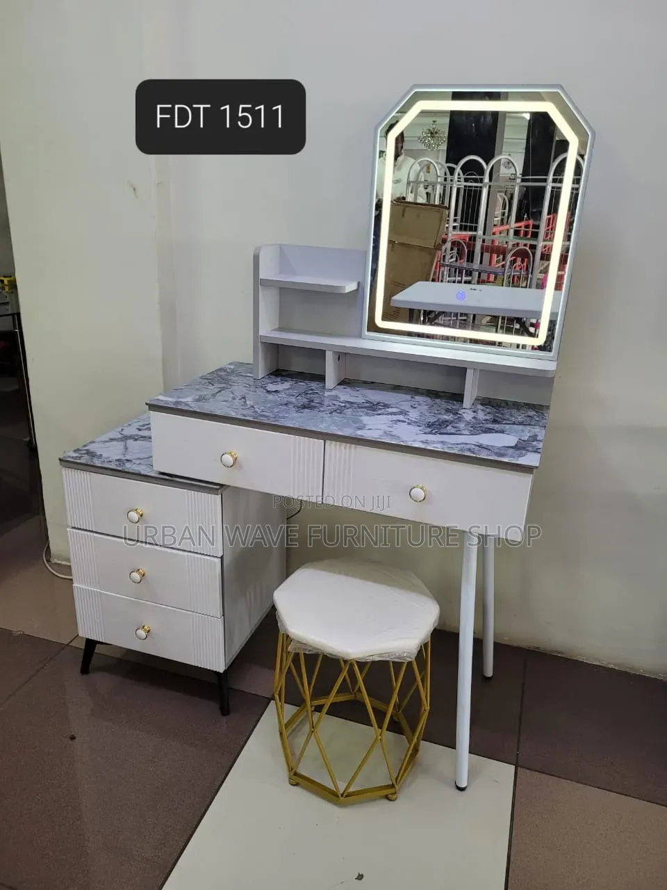 Makeup Station Desk