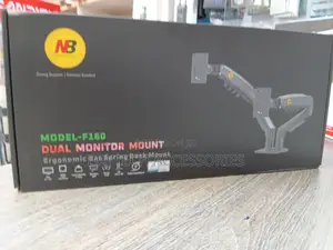 2-in-1 Dual Desk Arm Mount for Laptop 17-27′′ Monitor/S (F160 – Fp2)