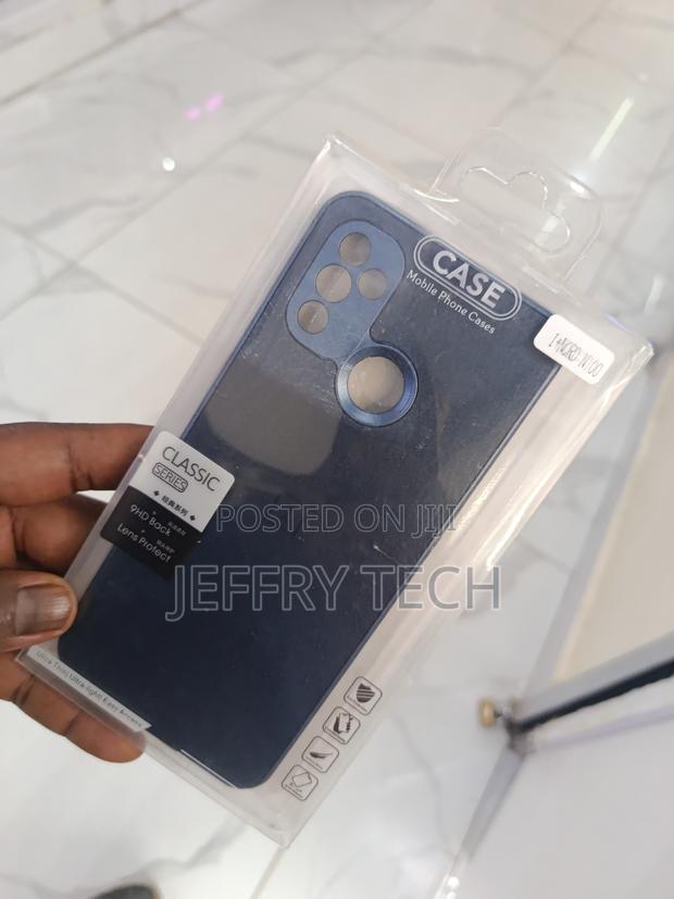Dark Blue Silicone Case for a Oneplus Nord N100 Smartphone. - thumbnail 2