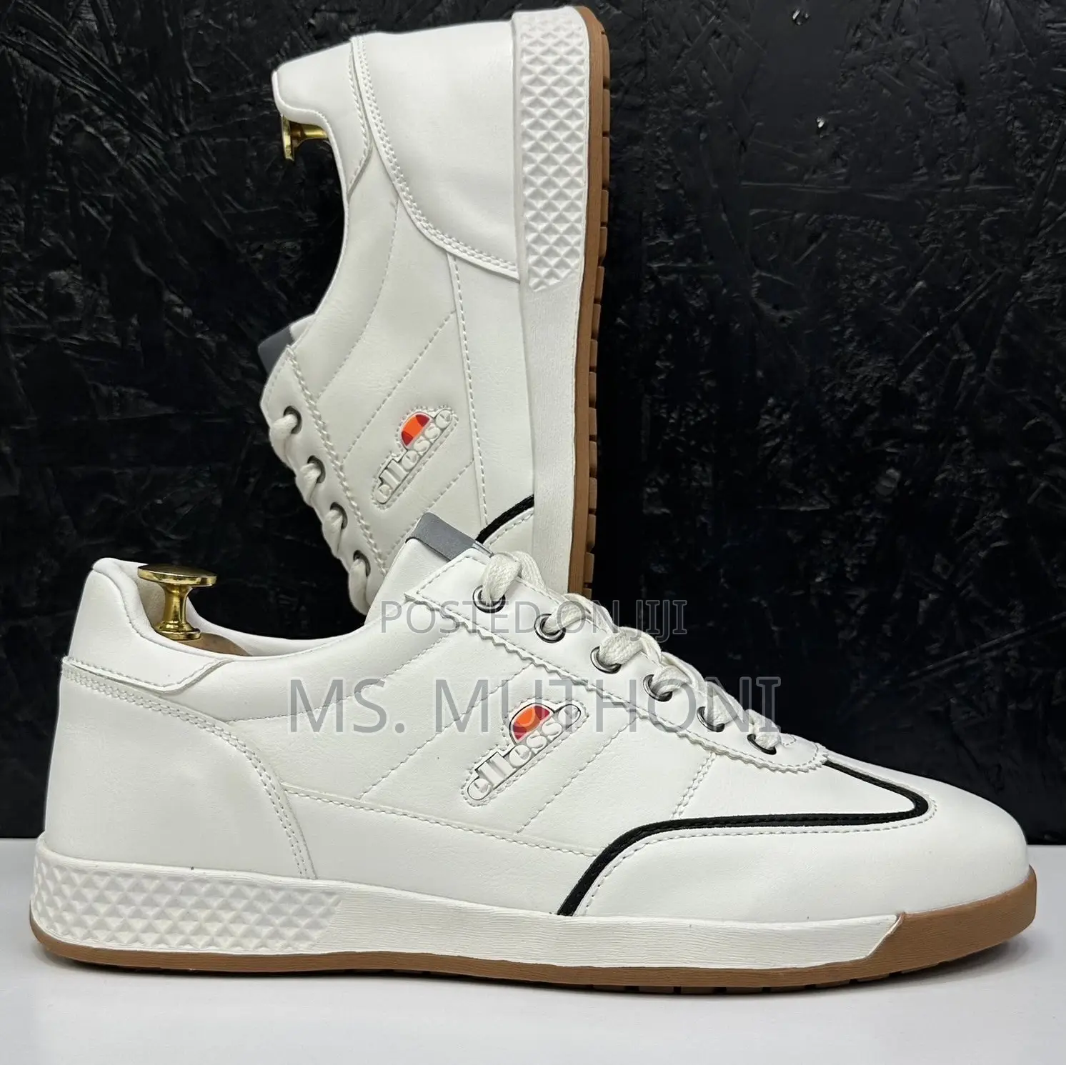 Ellesse Casual Sneakers Featuring a Distinct Textured Gum Sole 40-45