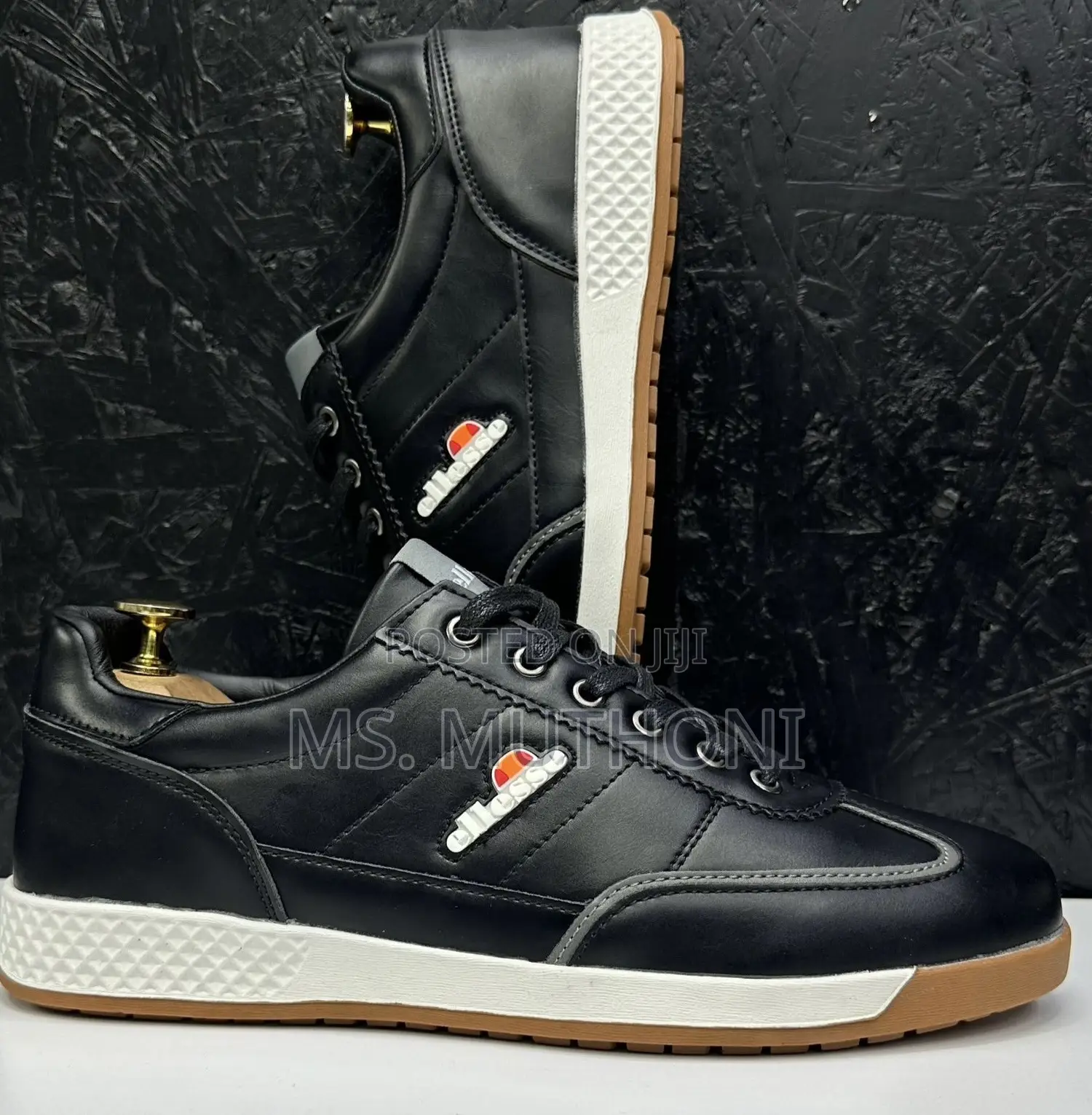 Ellesse Casual Sneakers Featuring a Distinct Textured Gum Sole 40-45