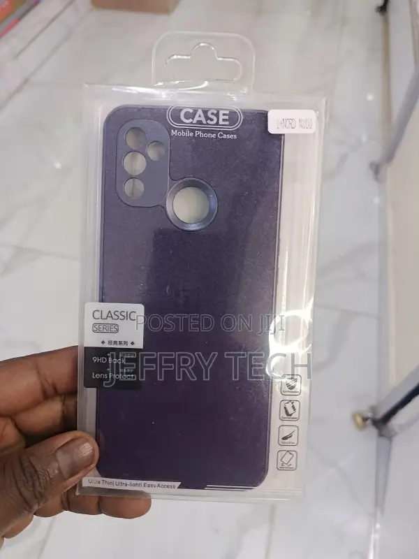 Generic Dark Blue Tpu Silicone Case for the Oneplus Nord N100.