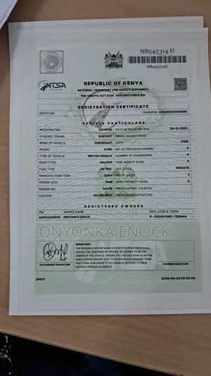 Chevrolet Aveo Sedan 2004 Silver