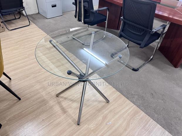 Clear Glass Classic Side Tables