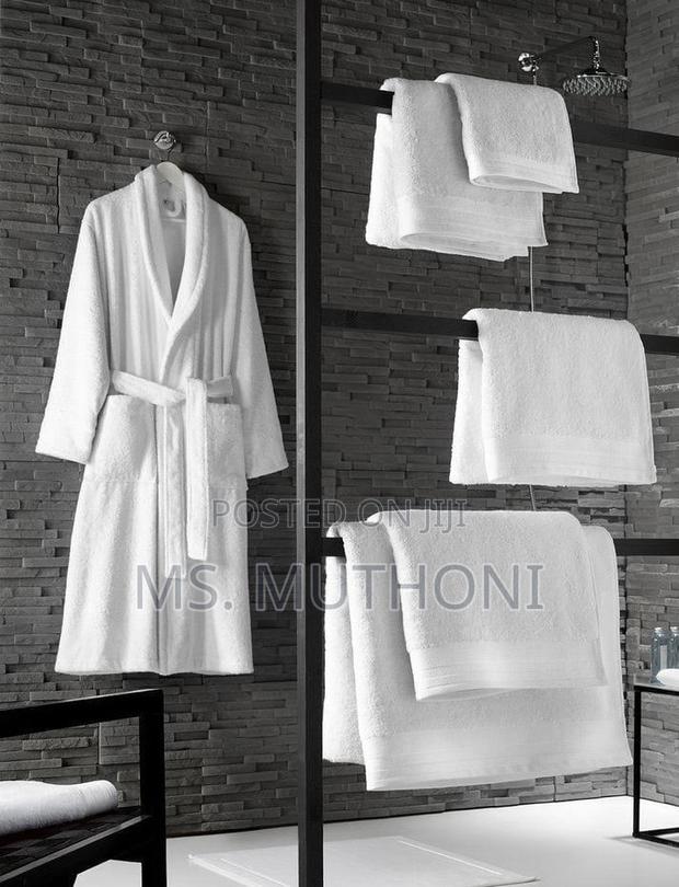 S-XXL Cotton White Cotton Bathrobes