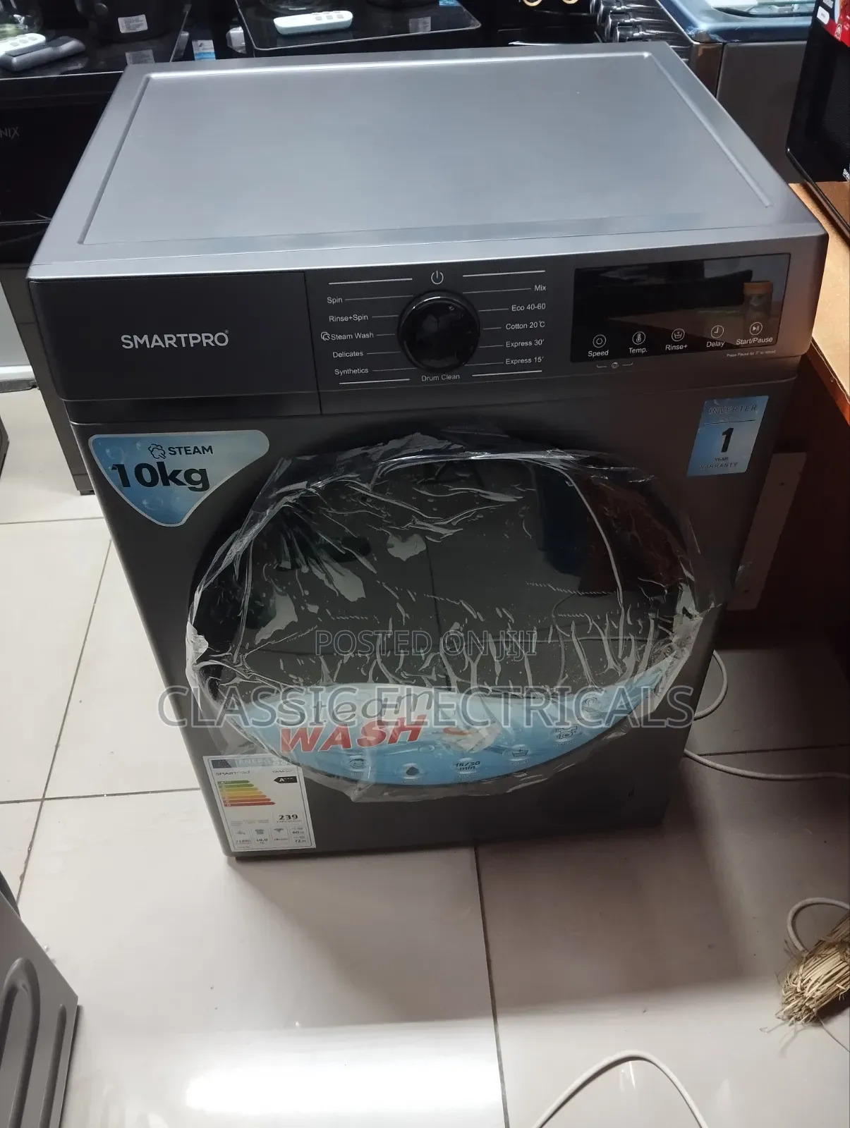 10 KGS Smart Pro Front Load Washing Machine