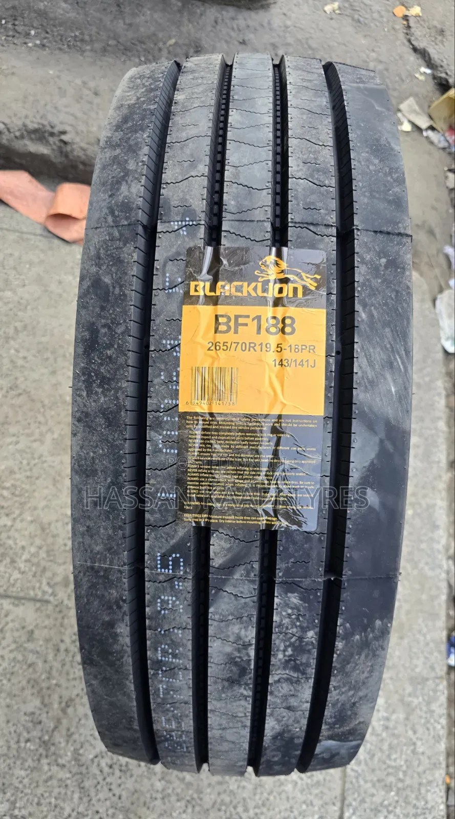 265/70r19.5 Blacklion Tyre