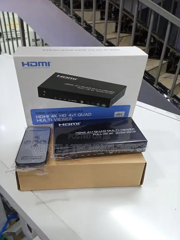 4 Port Hdmi Quad Switcher – Split Screen Display