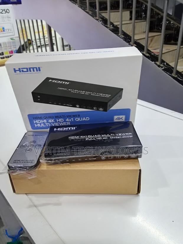 Hdmi Quad Display Switcher – 4 Inputs 1 Output Full Hd