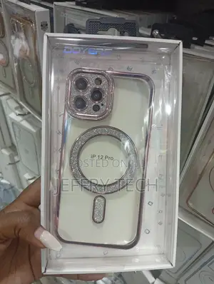 iPhone 12 Pro Fashionable Sparkling Diamond Transparent Case