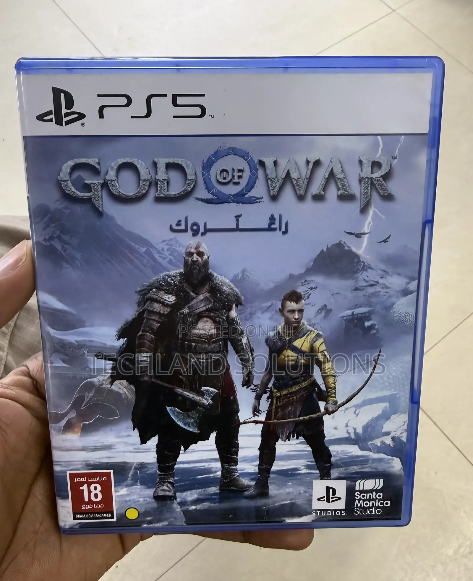 Mint Condition God of War Ragnarock Ps5 Game