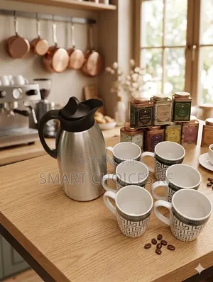 2.0l Stainless Steel Flask+6pc Channel Cups