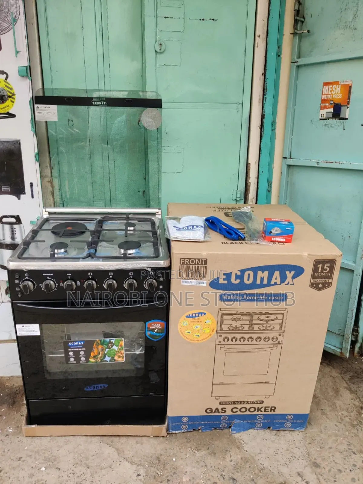 Ecomax Standing Cooker 60×60 3g+1e