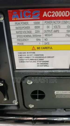Aico 650 Watts Electric Generator/ 650watts Aico Petrol Generator