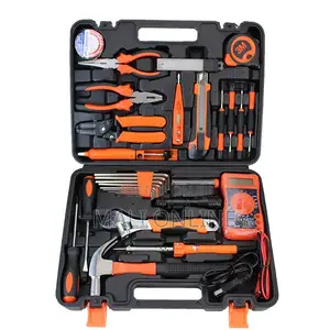 37pc Electrical Repair Tool Set Multimeter Pliers Screwdrivers Toolbox