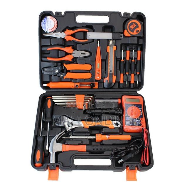 37pc Electrical Repair Tool Set Multimeter Pliers Screwdrivers Toolbox