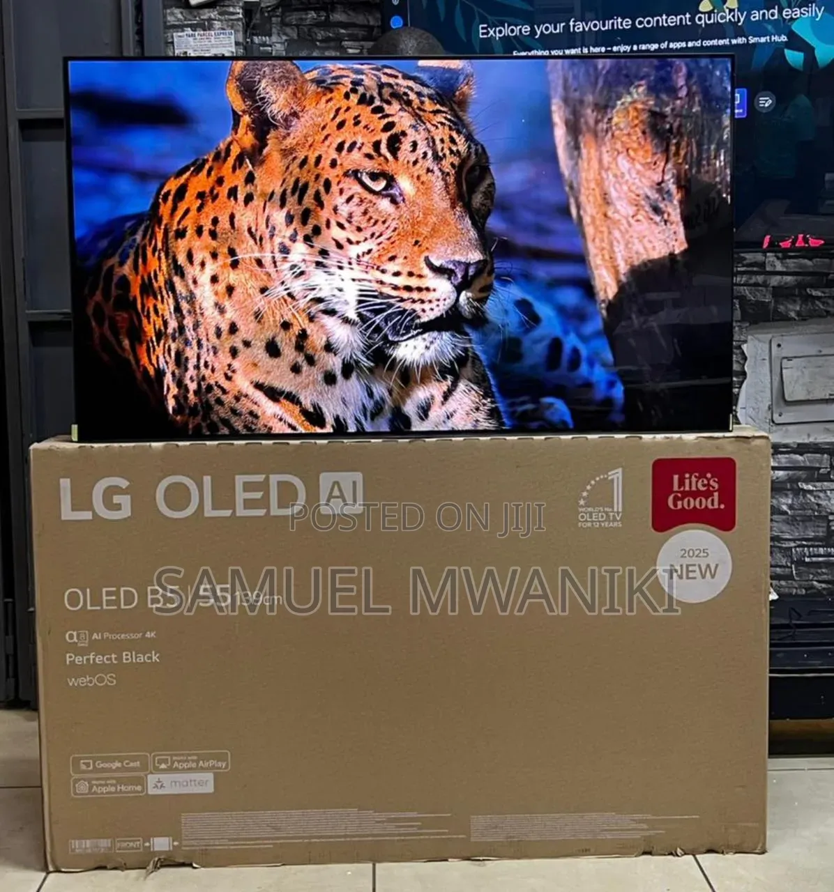 Lg 55" Oled Uhd Webos Smart Tv Ai With Magic Remote 144hz