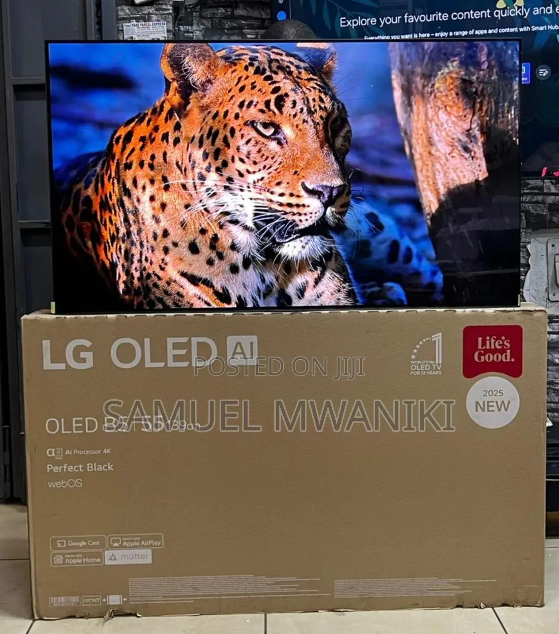 Lg 55" Oled Uhd Webos Smart Tv Ai With Magic Remote 144hz