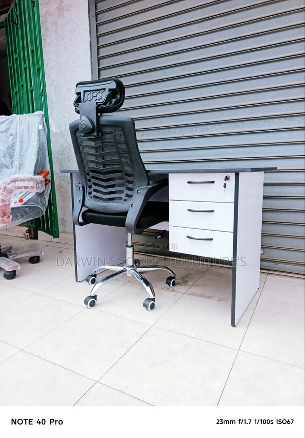 Ergonomic Chair and Office Table