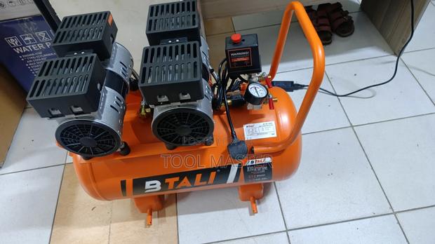 Btali 50l Silent Compressor/50l Oilless Air Compressor Double Piston - thumbnail 2