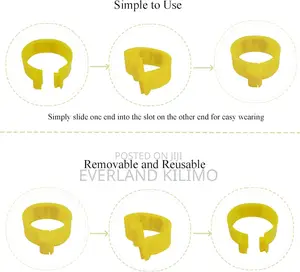 Yellow Chicken Leg Bands