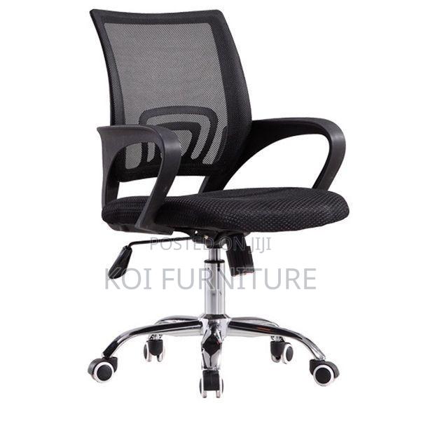 Office Chairs; Clerical Fabric Ergonomic Office Chairs - thumbnail 4