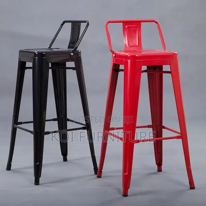 Barstools; Armless Non Adjustable Barstools