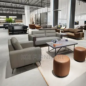 Office Sofa; Five Seaters Executive Modern Style Office Sofa Set
