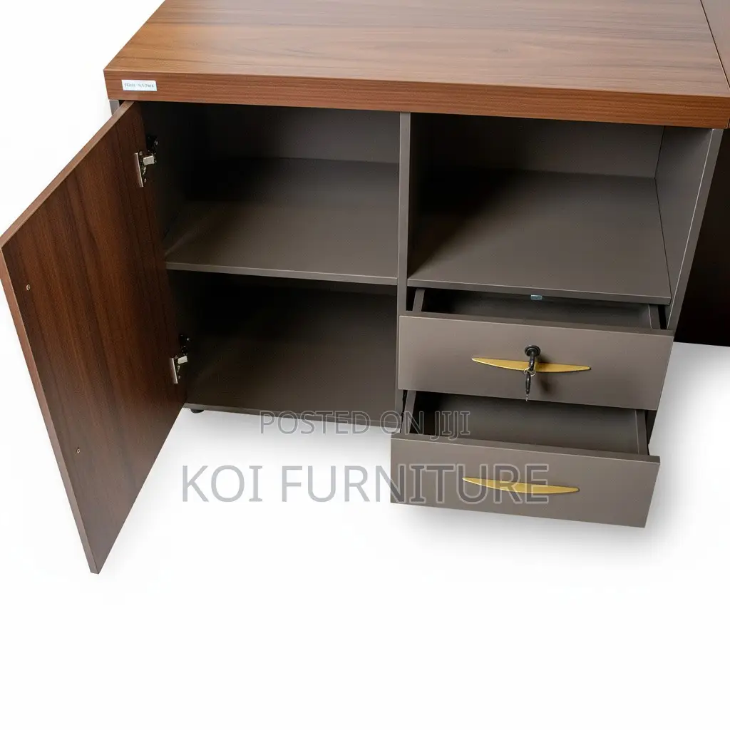 Office Desk; 1.8 Meters Executive L Shaped Office Modern Desk