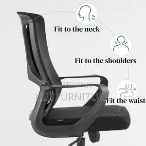 Office Chairs; Ergonomic Adjustable Fabric Mesh Office Chairs