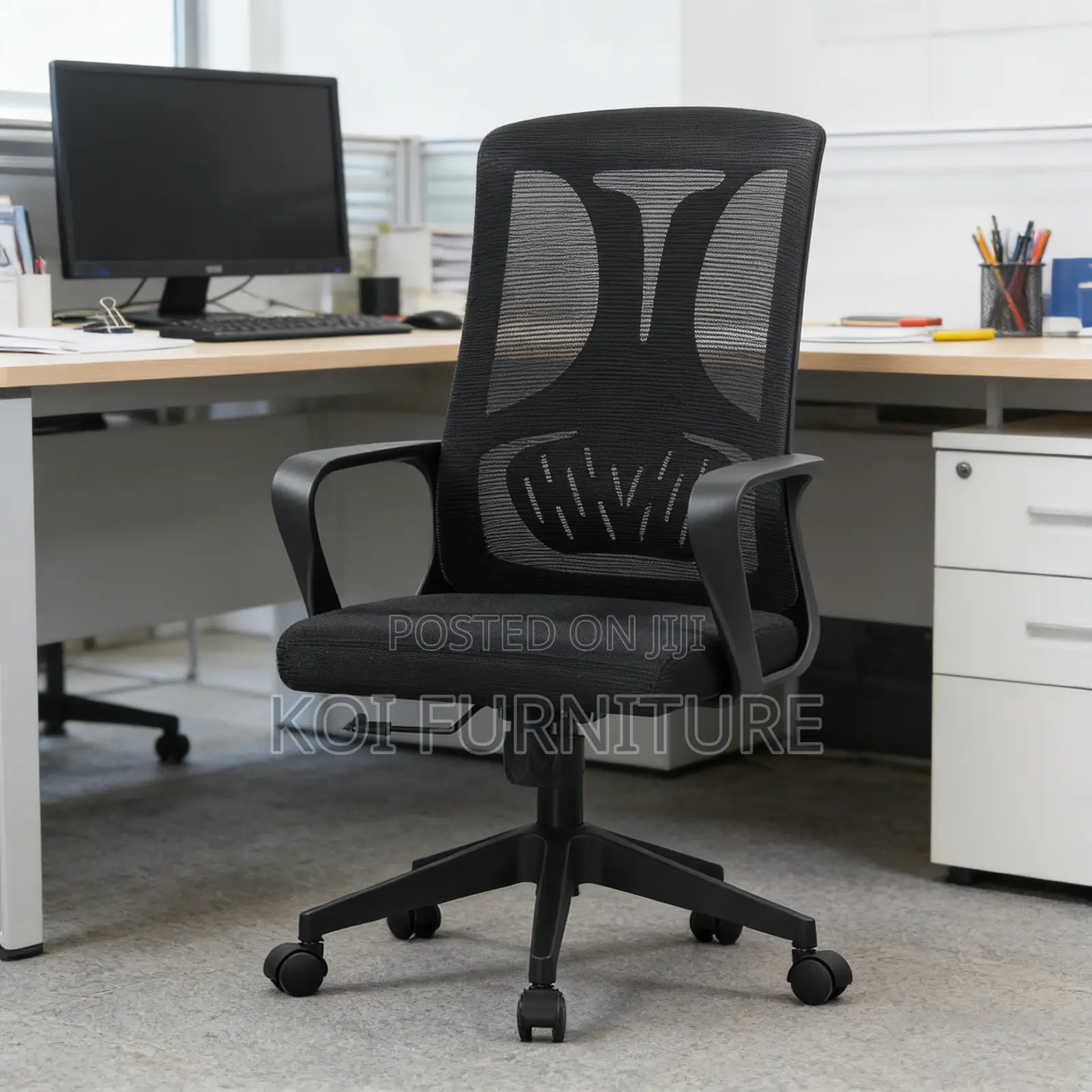 Office Chairs; Ergonomic Adjustable Fabric Mesh Office Chairs