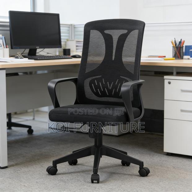 Office Chairs; Ergonomic Adjustable Fabric Mesh Office Chairs - thumbnail 15