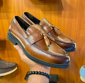 Quality Casual Leather Men Slip on Loafer Rubber Sole Men Shoes
