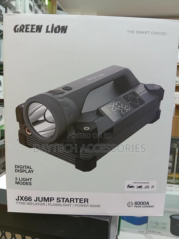 Green Lion Jx66 Jump Starter 24000mah - Gray